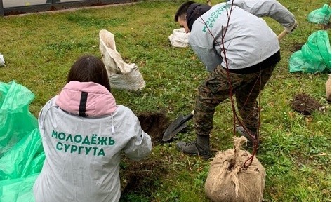 Молодежная избирательная комиссия города Сургута приняла участие в  экологической акции